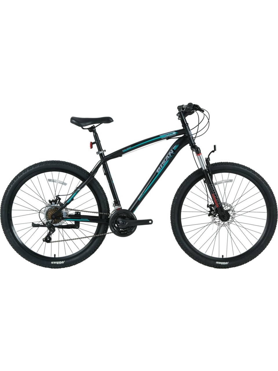 Bisan MTS 4600 MD-23 19" - 48 CM 29" MAT SİYAH MAVI 3x7 VİTES