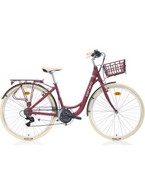 Carraro Juliet 28 28 Jant 43 Cm Kadro 21 Vites Kırmızı Rengi şehir Bisikleti